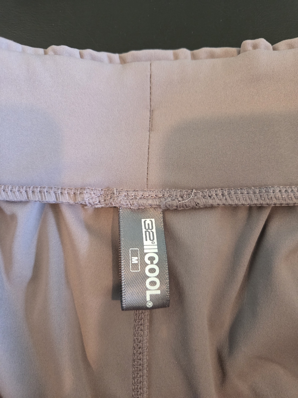 32 Degrees Cool Women's Stretch Woven Crop Wide Leg Drawstring Pant Mauve Size M - Picture 3 of 11